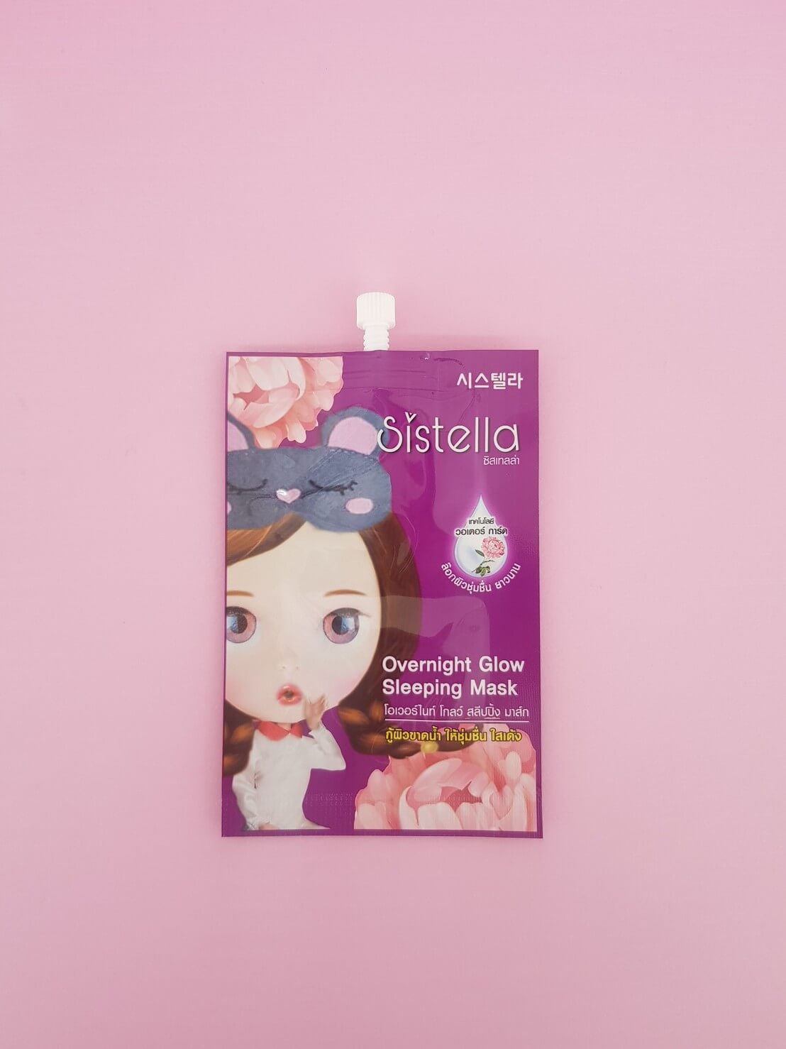 Sistella ,  Overnight  ,  Overnight Glow , Sleeping Mask  , ผิวอ่อนล้า , ผิวขาดน้ำ ,  ผิวฟู , กระจ่างใส